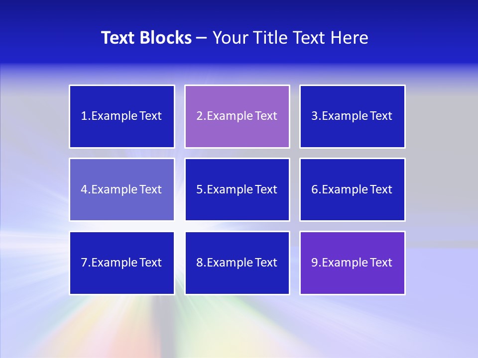 Abstract Color White PowerPoint Template