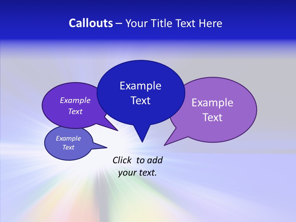 Abstract Color White PowerPoint Template
