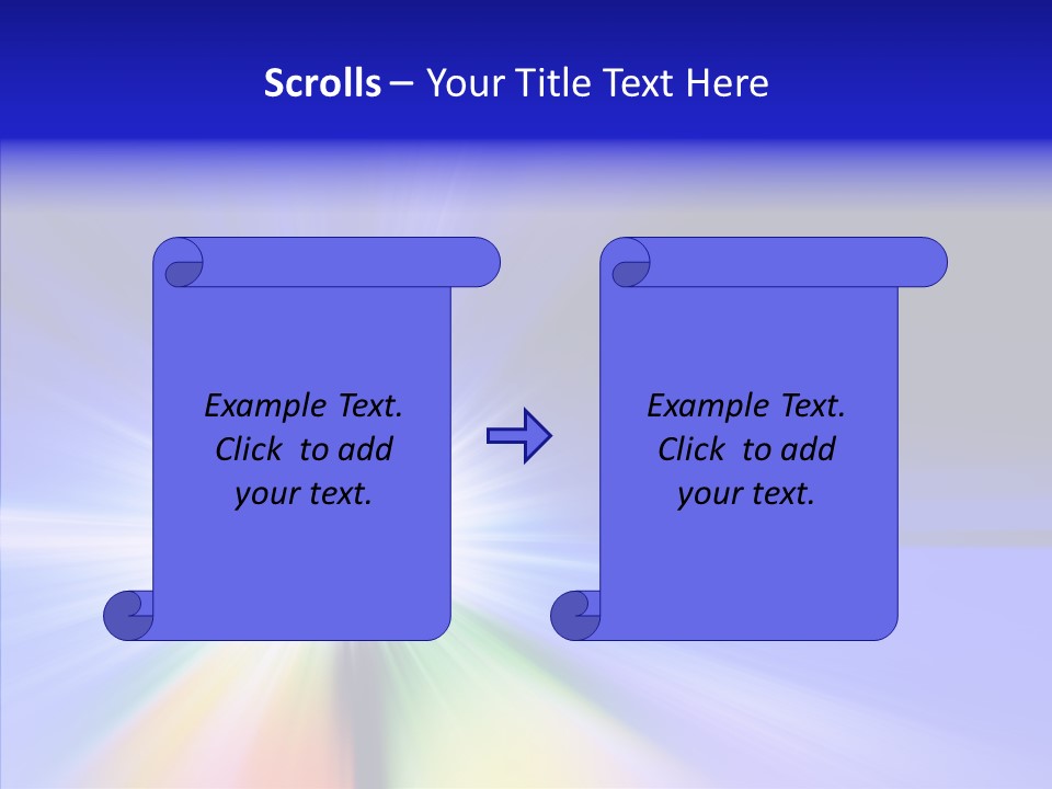 Abstract Color White PowerPoint Template