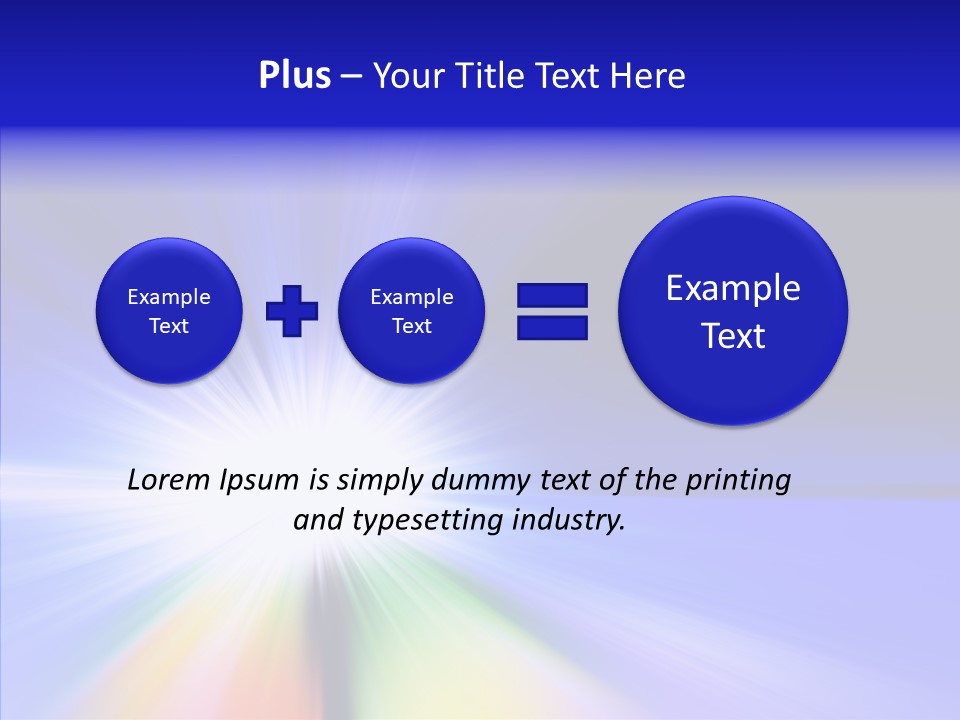 Abstract Color White PowerPoint Template