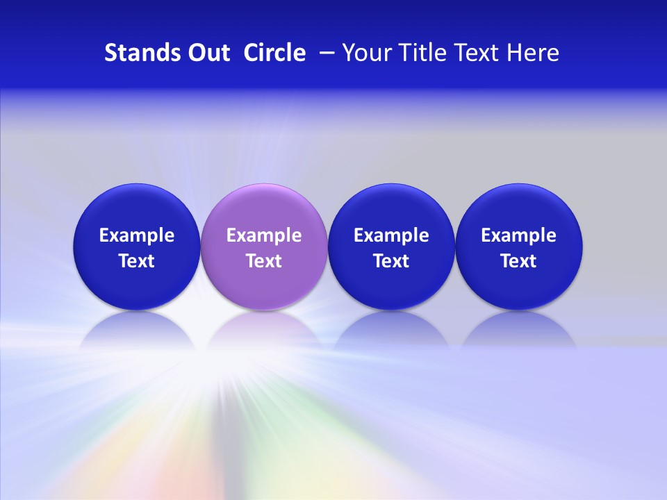 Abstract Color White PowerPoint Template