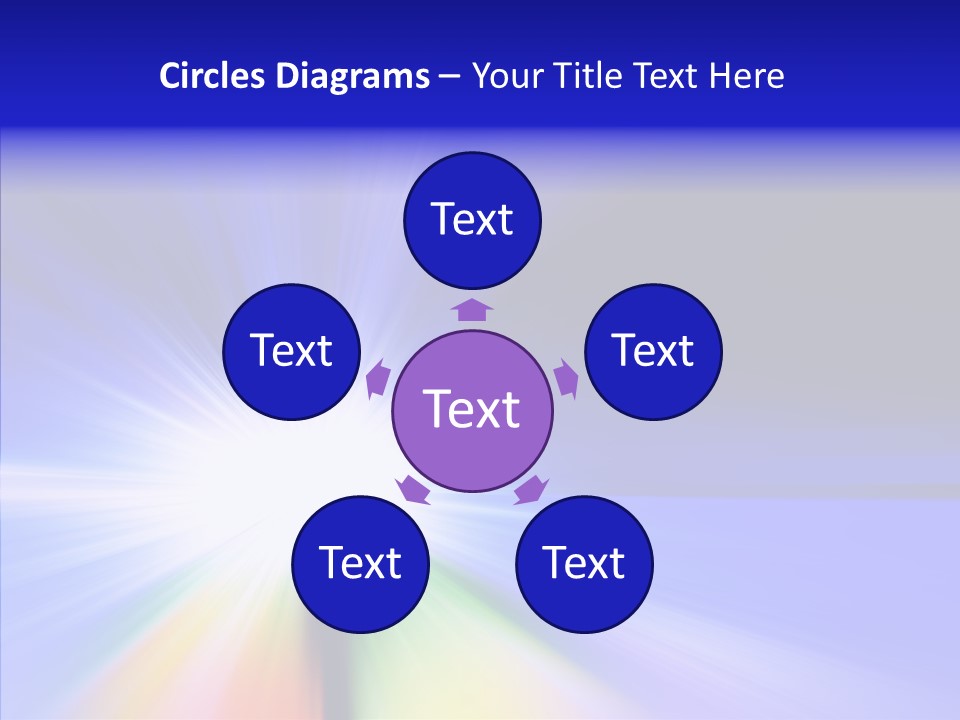 Abstract Color White PowerPoint Template