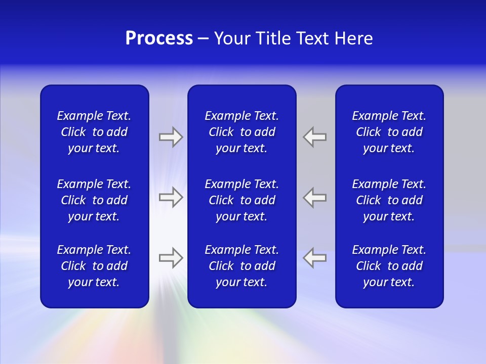 Abstract Color White PowerPoint Template