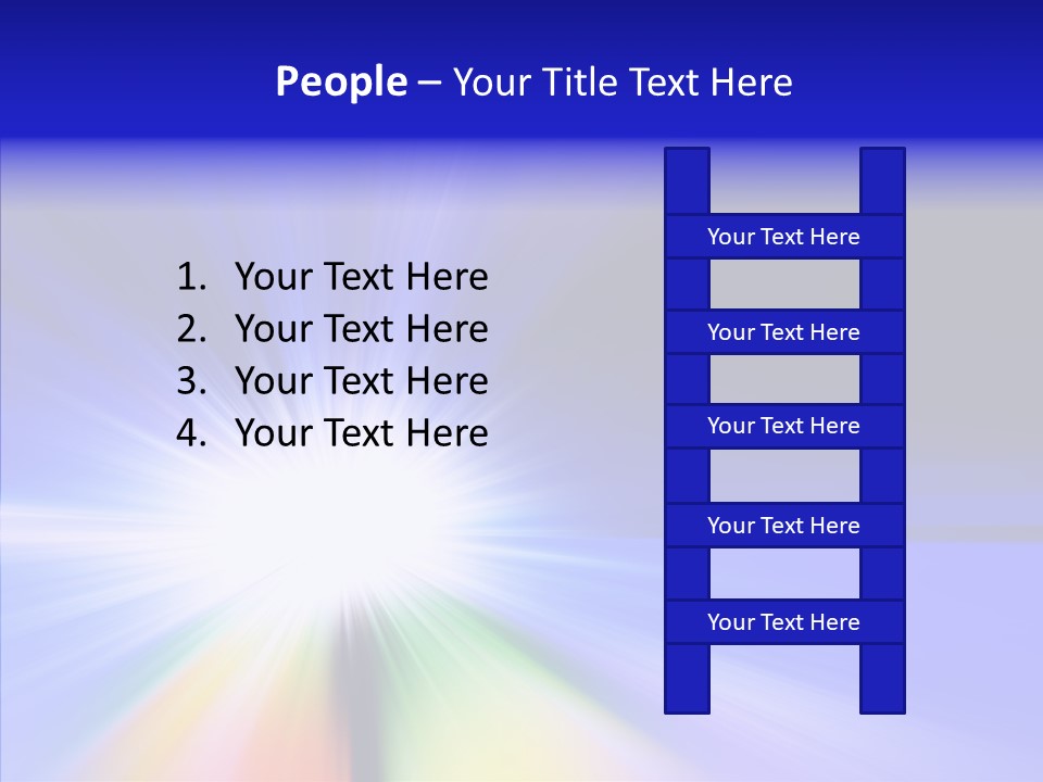 Abstract Color White PowerPoint Template