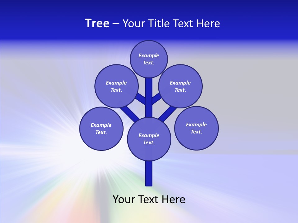 Abstract Color White PowerPoint Template