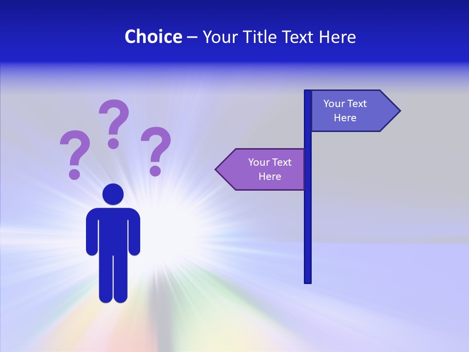 Abstract Color White PowerPoint Template