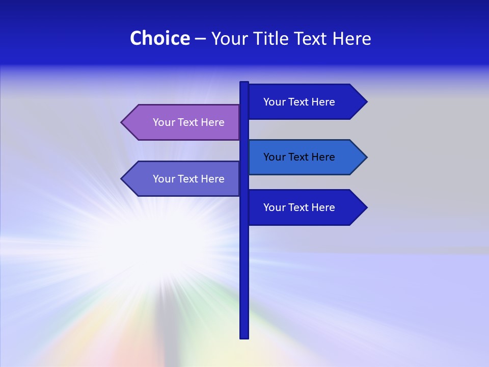 Abstract Color White PowerPoint Template