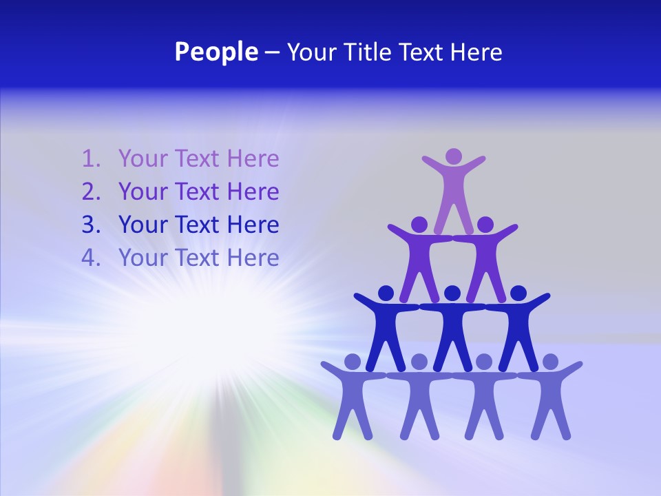 Abstract Color White PowerPoint Template