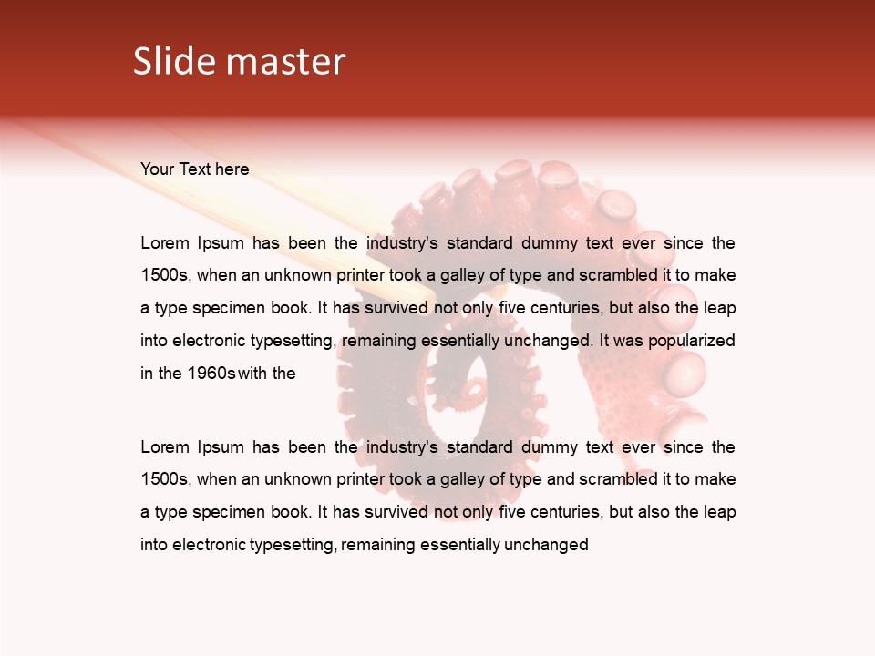 Eat Tako Appetizer PowerPoint Template