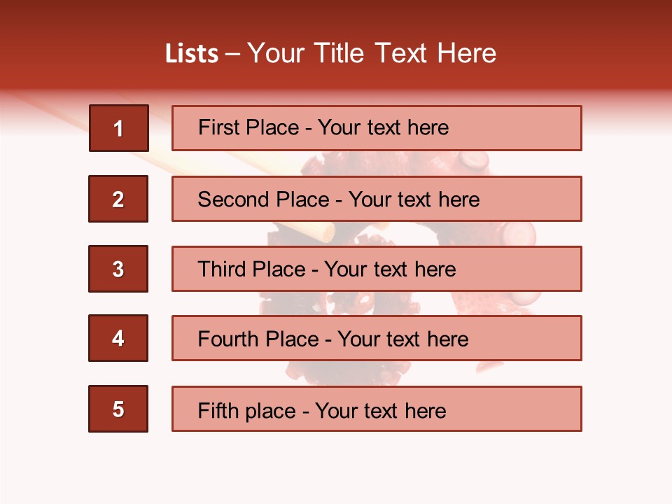Eat Tako Appetizer PowerPoint Template