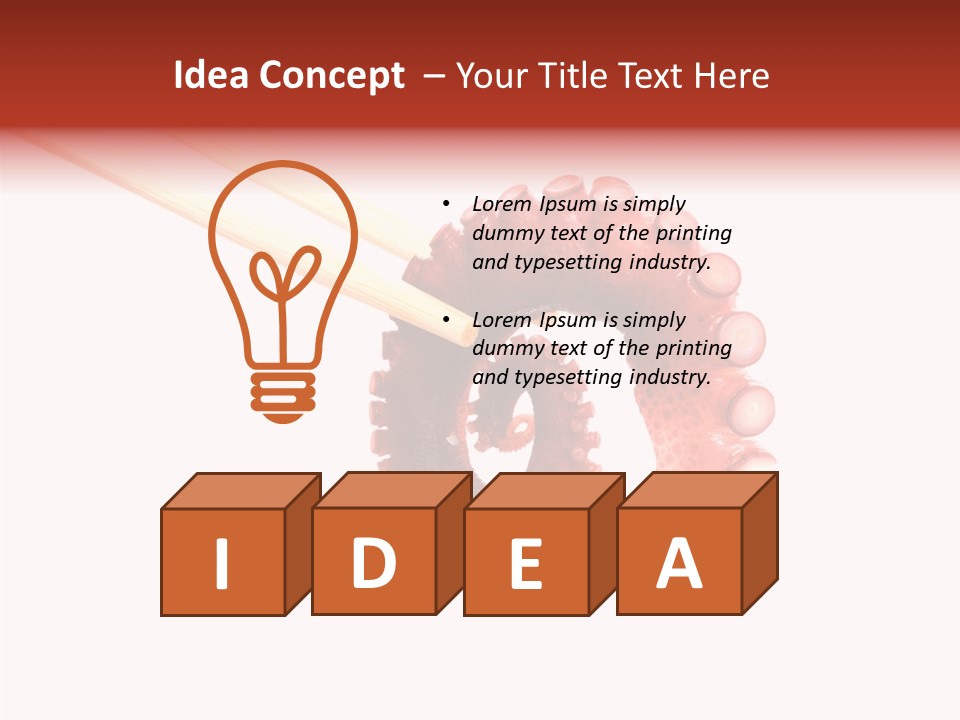 Eat Tako Appetizer PowerPoint Template