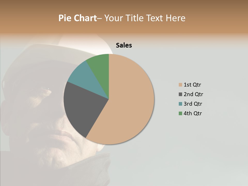 Hardhat Person Middle PowerPoint Template