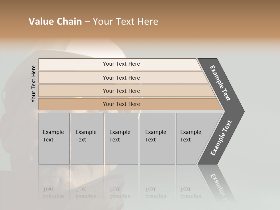 Hardhat Person Middle PowerPoint Template