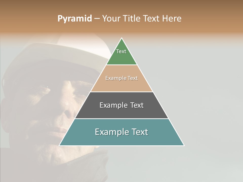 Hardhat Person Middle PowerPoint Template