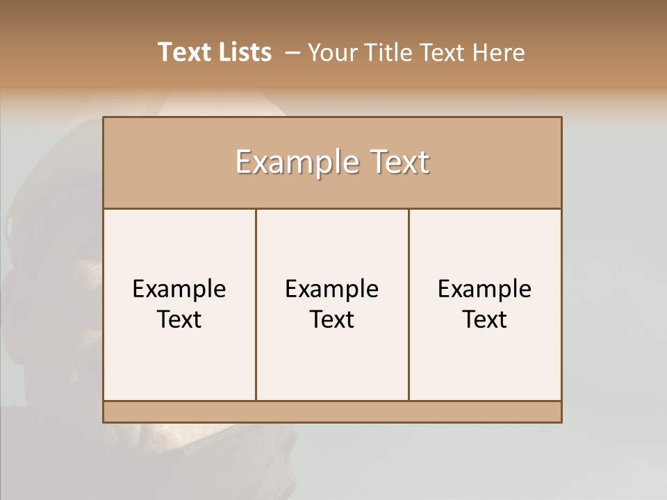 Hardhat Person Middle PowerPoint Template
