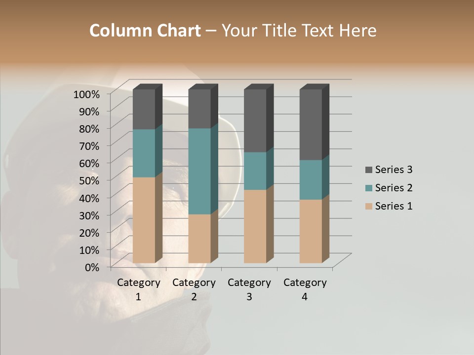 Hardhat Person Middle PowerPoint Template