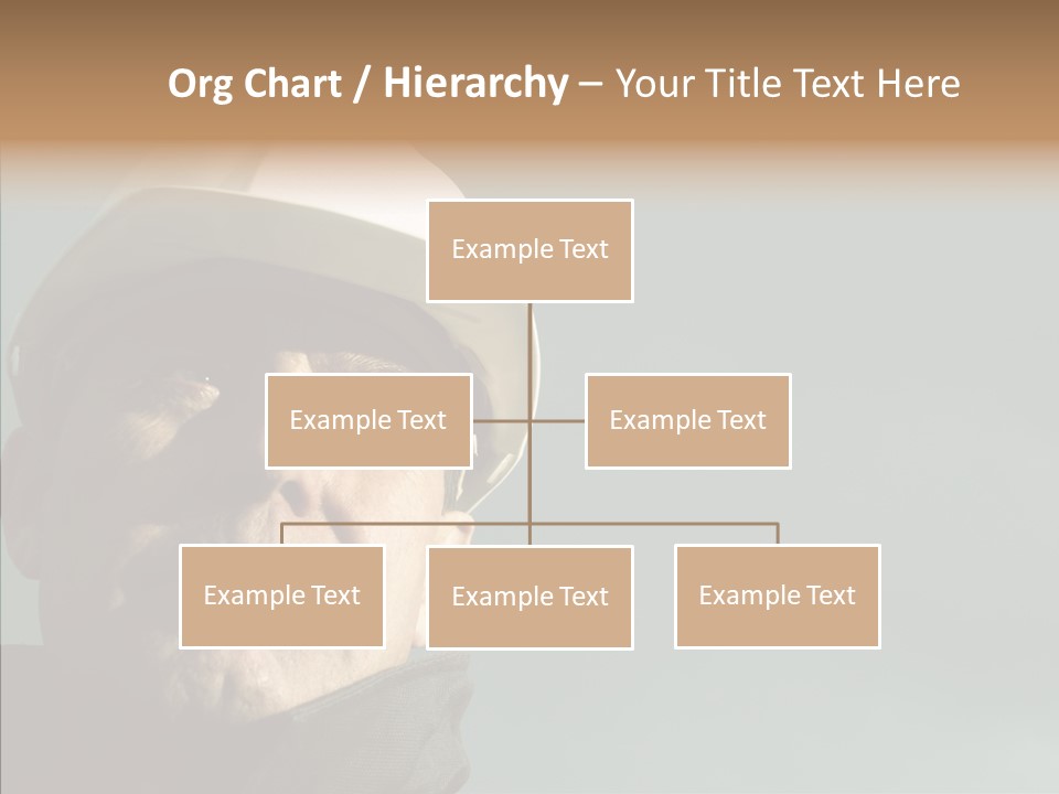 Hardhat Person Middle PowerPoint Template