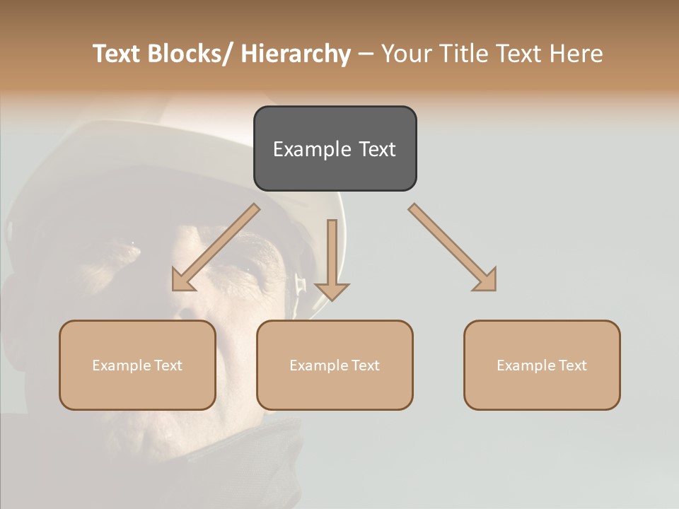 Hardhat Person Middle PowerPoint Template