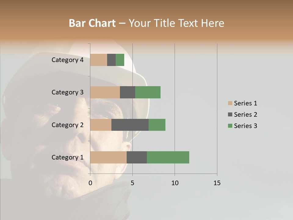 Hardhat Person Middle PowerPoint Template