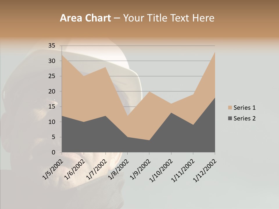 Hardhat Person Middle PowerPoint Template
