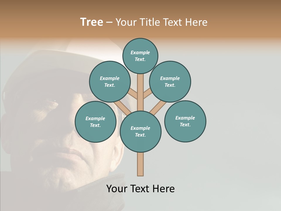 Hardhat Person Middle PowerPoint Template