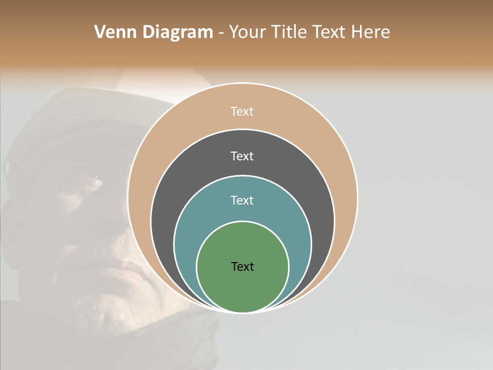 Hardhat Person Middle PowerPoint Template