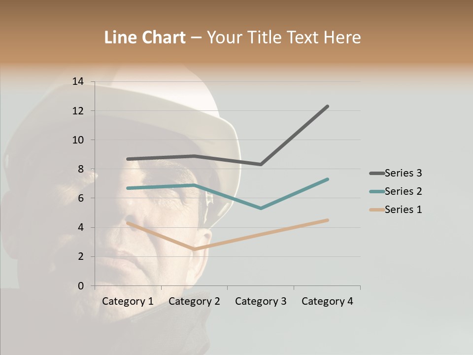 Hardhat Person Middle PowerPoint Template