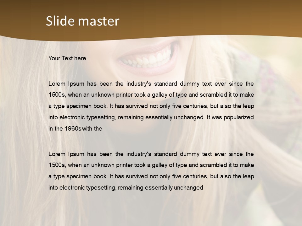 Treatment Panties Clean PowerPoint Template