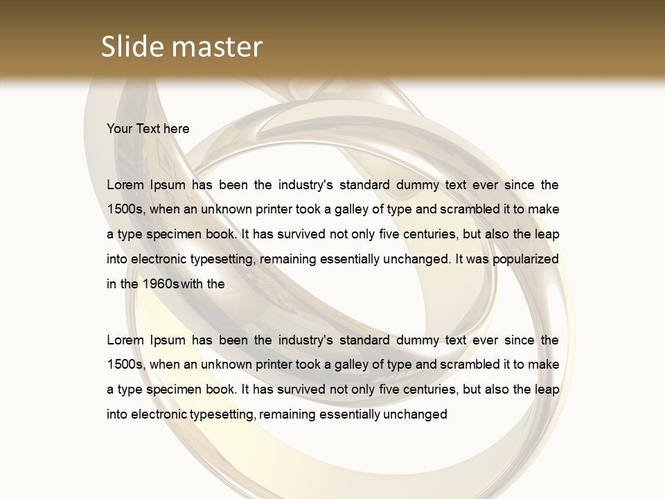 Engagement Ceremony Faithful PowerPoint Template