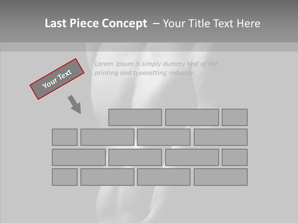 Fantastic Macho Back PowerPoint Template