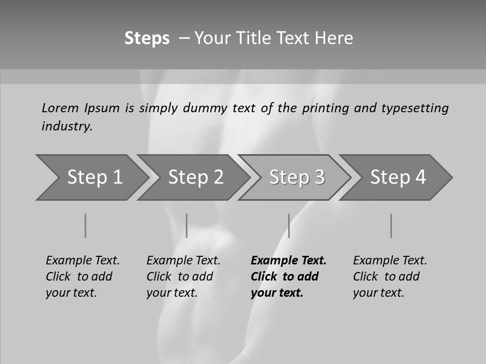 Fantastic Macho Back PowerPoint Template