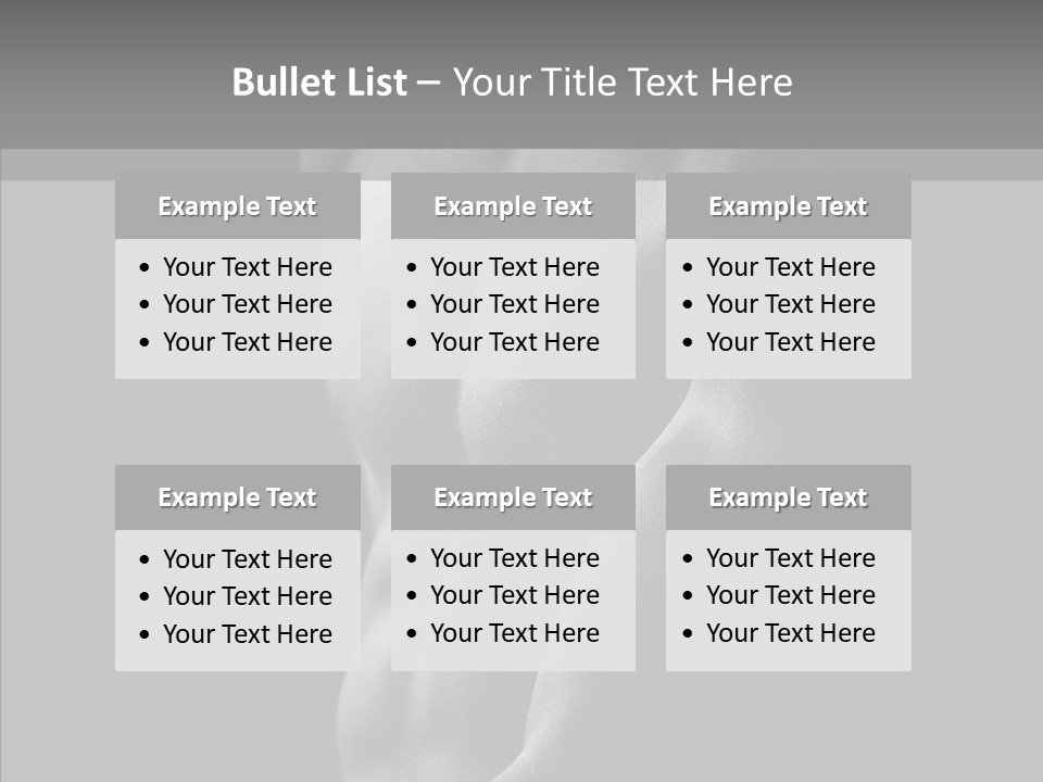 Fantastic Macho Back PowerPoint Template