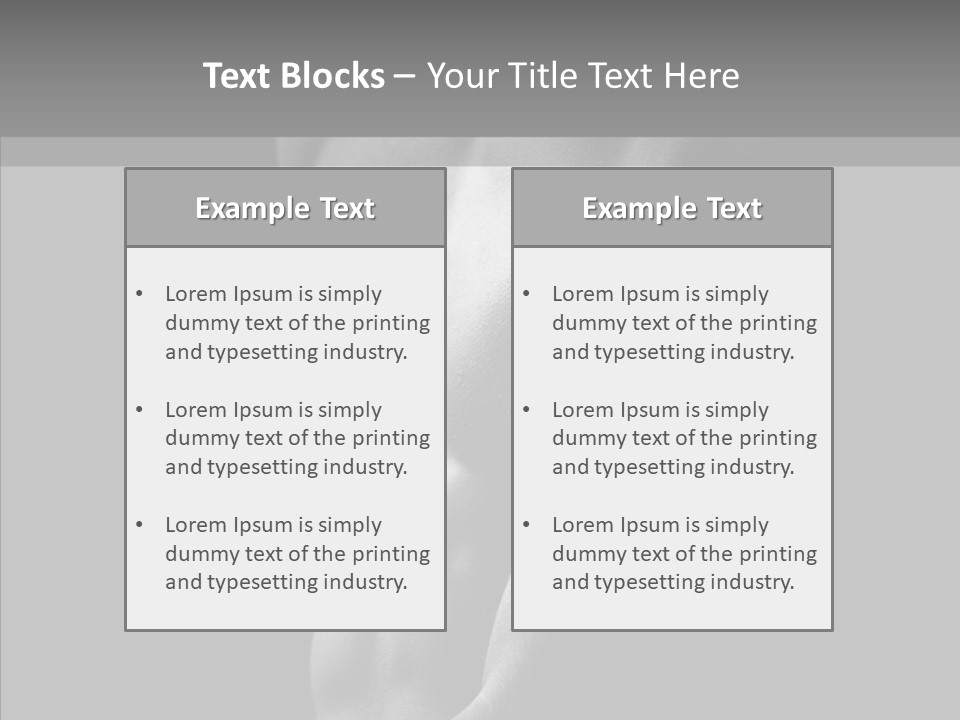 Fantastic Macho Back PowerPoint Template