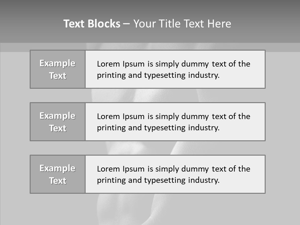 Fantastic Macho Back PowerPoint Template