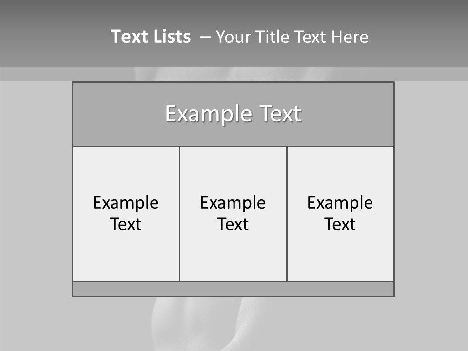 Fantastic Macho Back PowerPoint Template