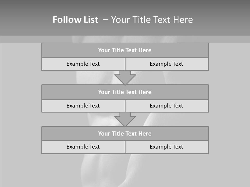 Fantastic Macho Back PowerPoint Template