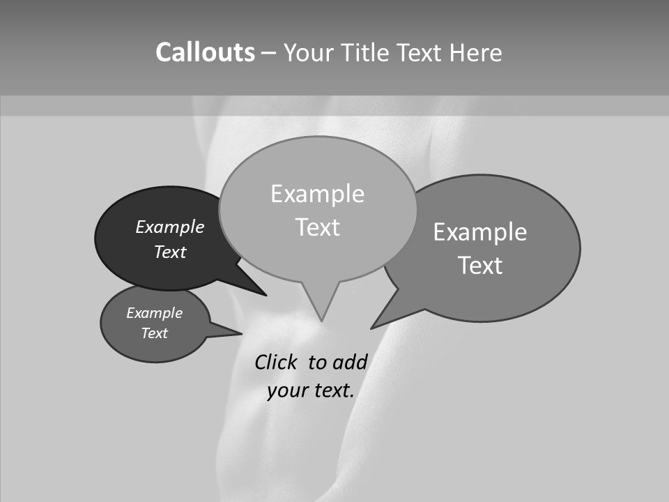 Fantastic Macho Back PowerPoint Template