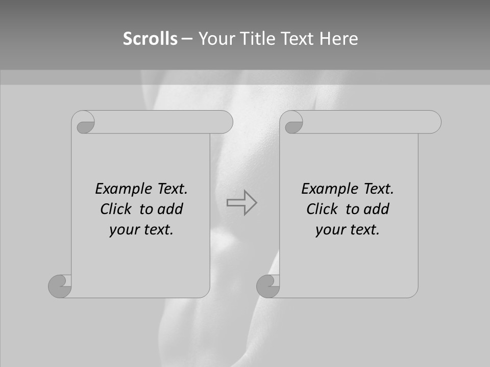 Fantastic Macho Back PowerPoint Template