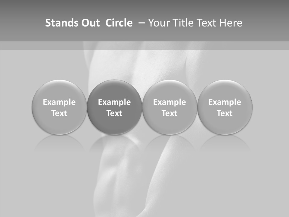 Fantastic Macho Back PowerPoint Template