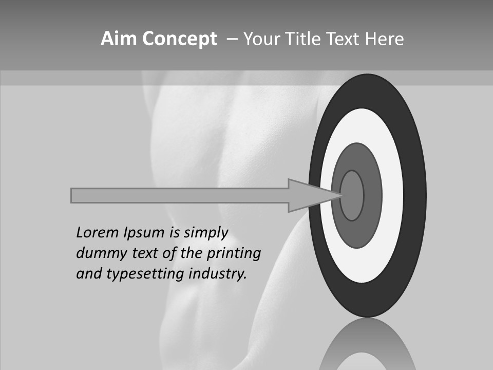 Fantastic Macho Back PowerPoint Template