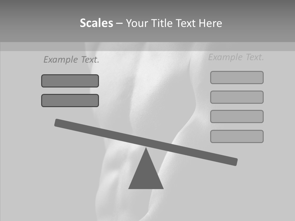 Fantastic Macho Back PowerPoint Template