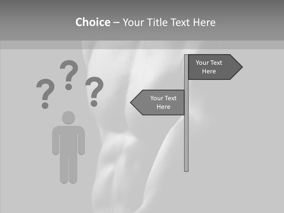 Fantastic Macho Back PowerPoint Template