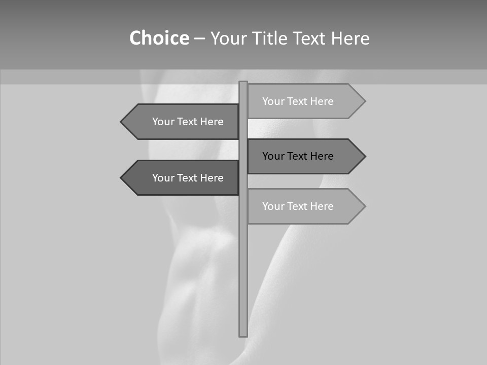 Fantastic Macho Back PowerPoint Template