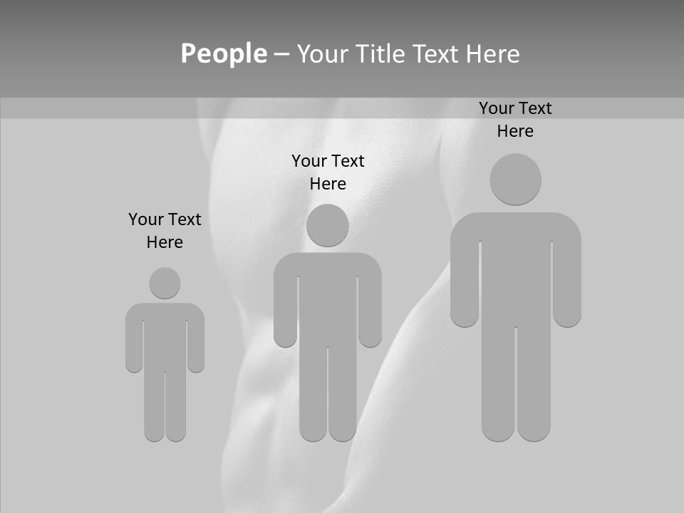 Fantastic Macho Back PowerPoint Template