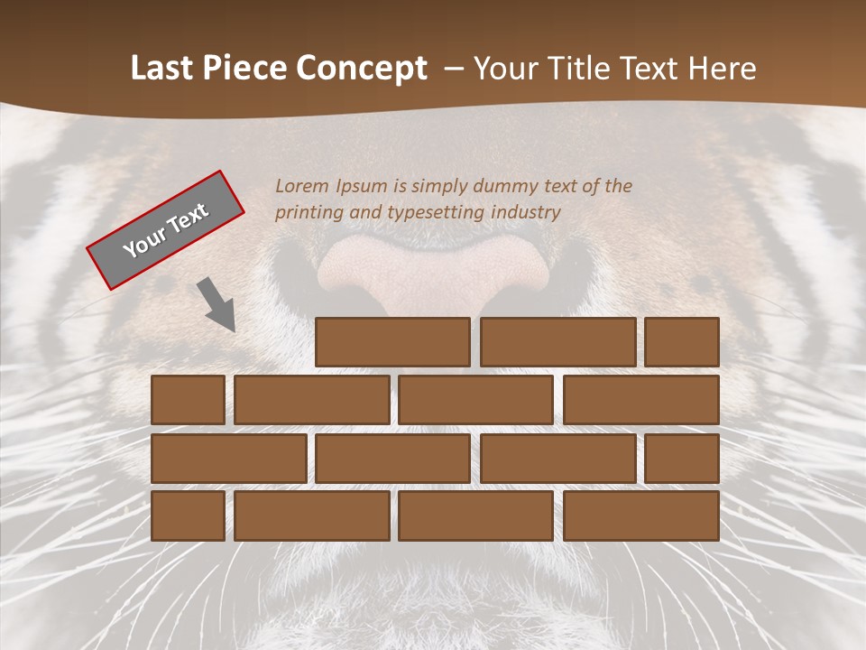 Safari Black Feline PowerPoint Template