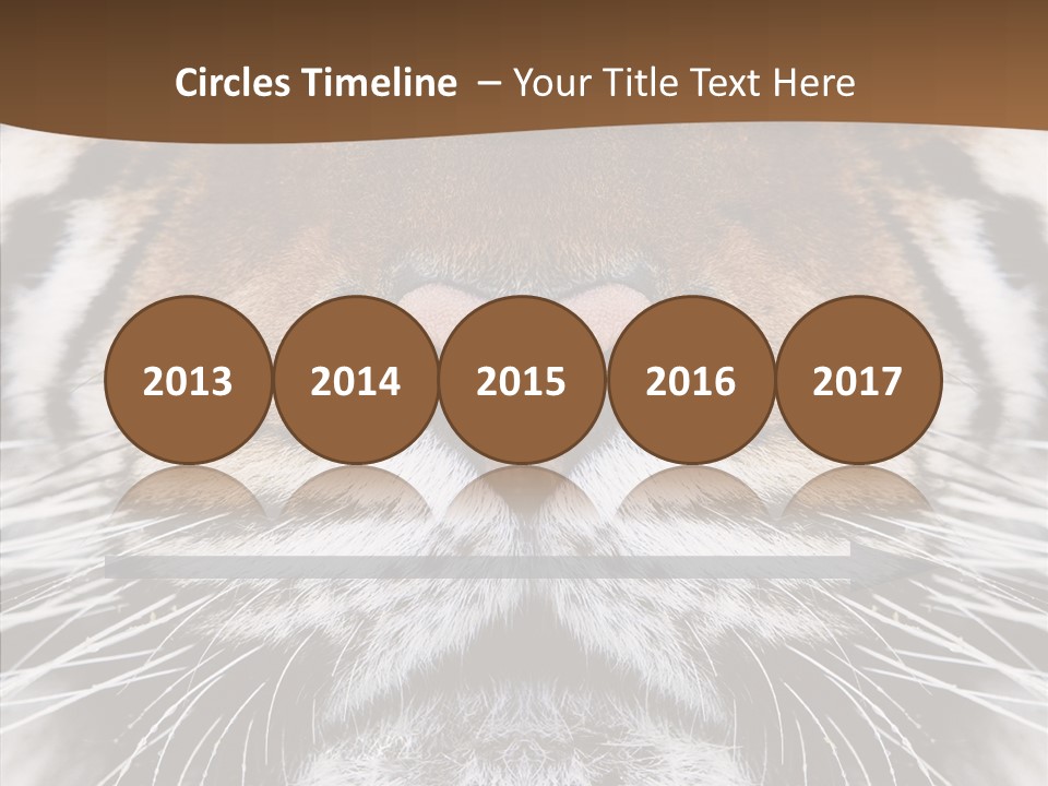 Safari Black Feline PowerPoint Template