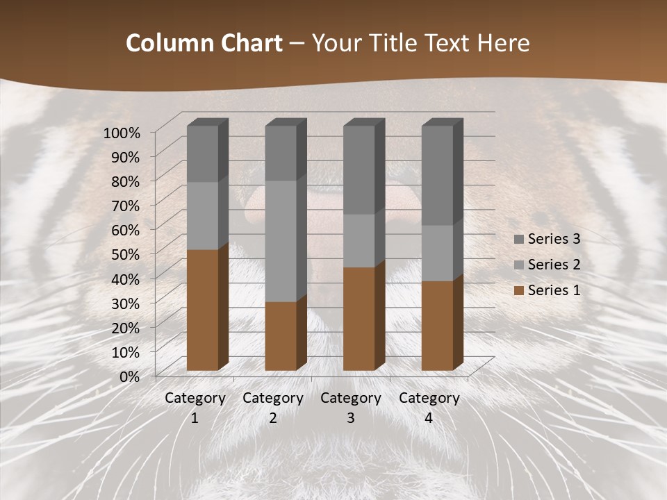 Safari Black Feline PowerPoint Template