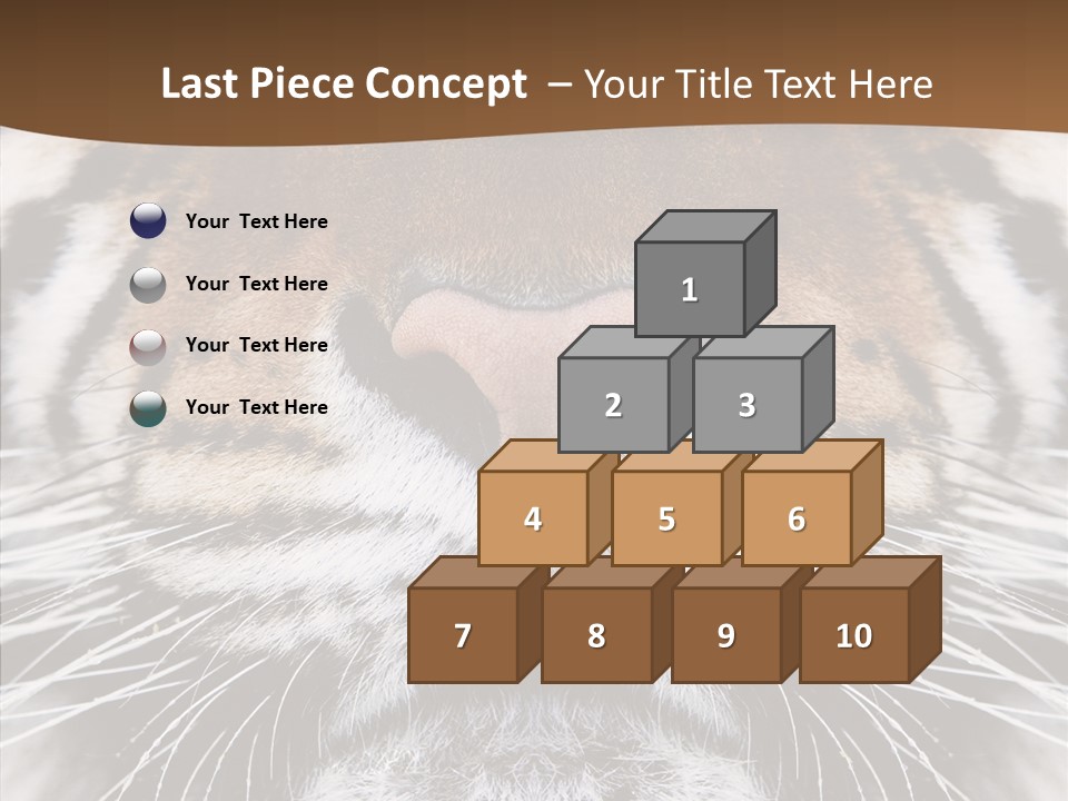 Safari Black Feline PowerPoint Template