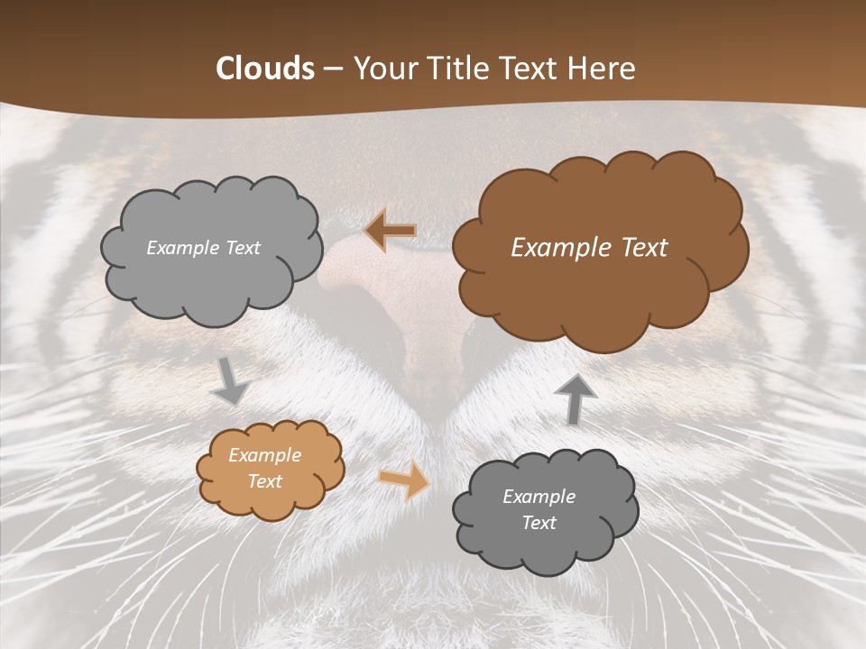 Safari Black Feline PowerPoint Template