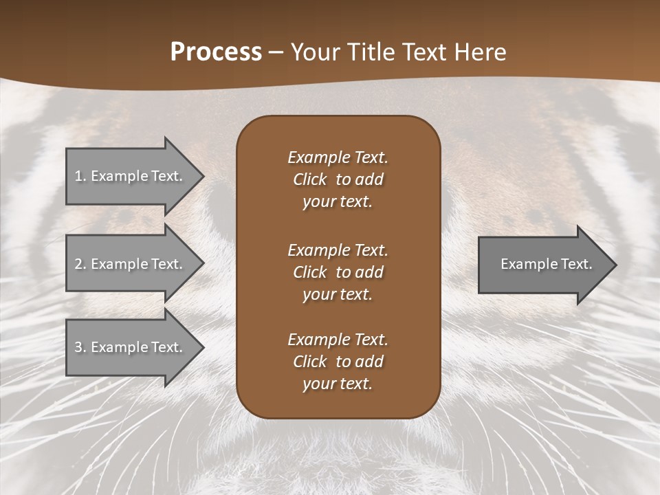 Safari Black Feline PowerPoint Template